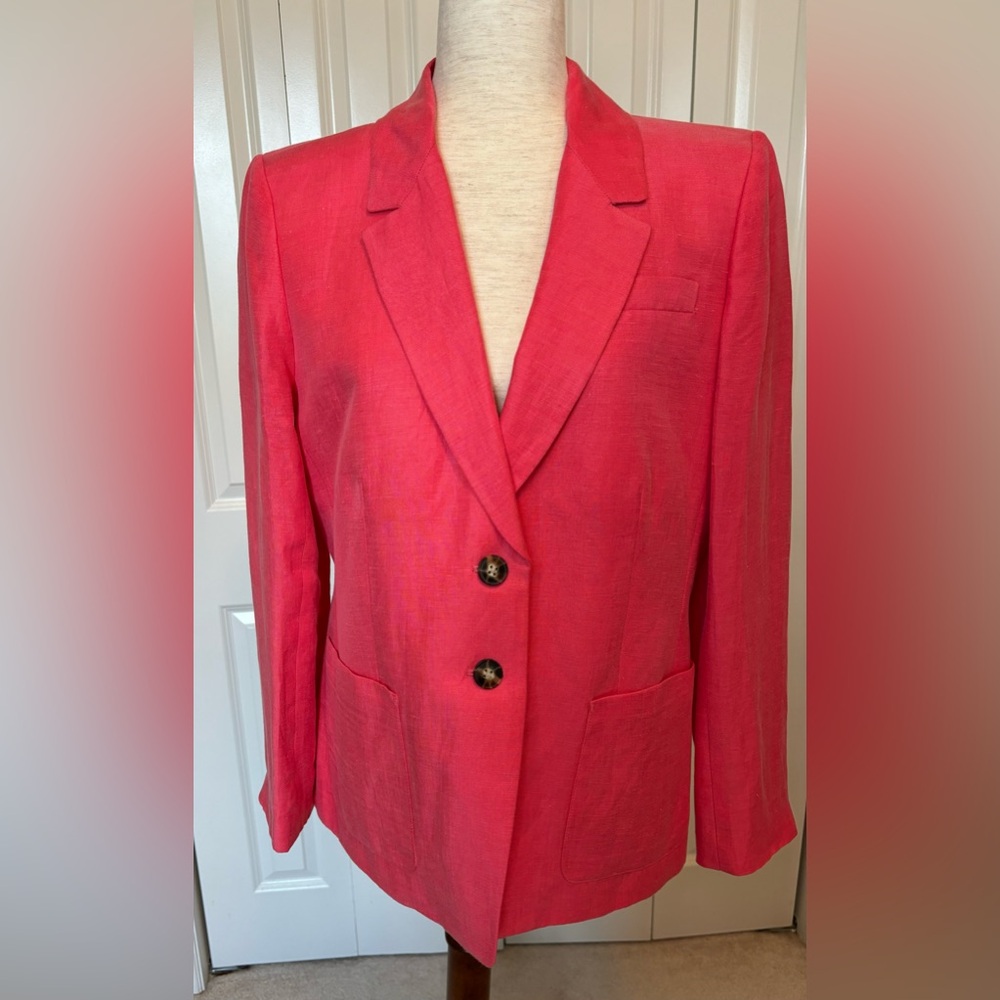 J Crew Linen blazer 14